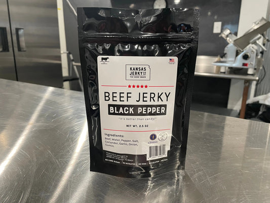 Beef Jerky - Black Pepper (5 bags - ships to Kansas addresses only)